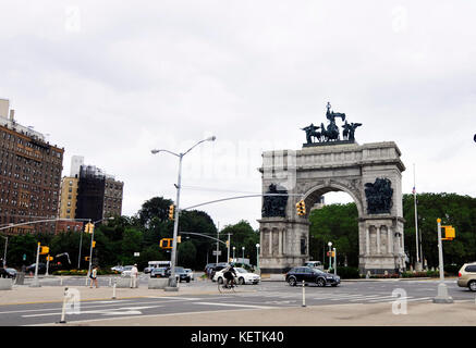 Grand Army Plaza, Brooklyn, New York. Stockfoto