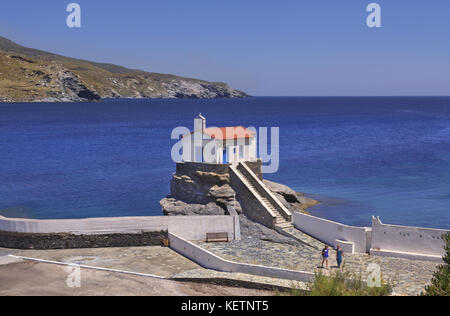 Panagia Thalassini in Andros, Kykladen, Griechenland Stockfoto