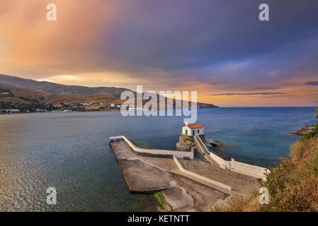 Panagia Thalassini in Andros, Kykladen, Griechenland Stockfoto