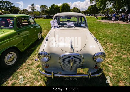 Neuseeland - April 2016: Ausstellung von Oldtimern in Auckland, Neuseeland Stockfoto