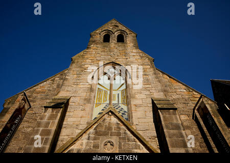 Edinburgh, Schottland, Royal Mile die Queens Gallery Teil der Palast von Holyroodhouse Komplex ursprünglich als Holyrood freie Kirche errichtet. Stockfoto