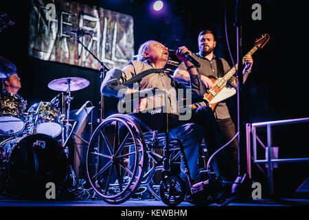 Newcastle, UK. 23 Okt, 2017. Der Rückgang auf der Bühne von Kessel shop, Newcastle upon Tyne durchführen. 23/10/17 Quelle: Thomas Jackson/alamy leben Nachrichten Stockfoto