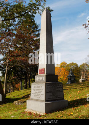 Grabstein von Sir Alexander galt auf dem Mount Royal Cemetery in Montreal, Quebec Stockfoto