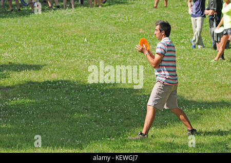 Paul mcbeth (geboren am 9. Juli 1990) ist eine US-amerikanische professionelle Scheibe Golfspieler von Huntington Beach, Kalifornien. Er hat die pdga Weltmeisterschaft gewann 4 x Stockfoto