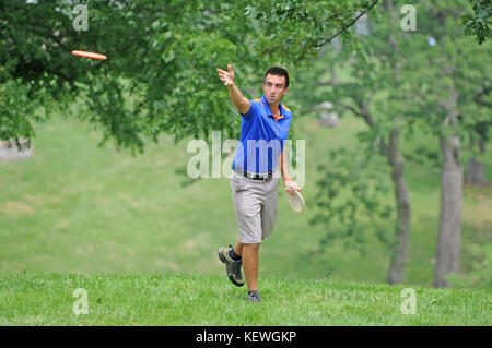 Paul mcbeth (geboren am 9. Juli 1990) ist eine US-amerikanische professionelle Scheibe Golfspieler von Huntington Beach, Kalifornien. Er hat die pdga Weltmeisterschaft gewann 4 x Stockfoto