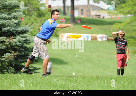 Paul mcbeth (geboren am 9. Juli 1990) ist eine US-amerikanische professionelle Scheibe Golfspieler von Huntington Beach, Kalifornien. Er hat die pdga Weltmeisterschaft gewann 4 x Stockfoto