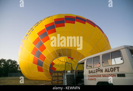 Heissluft Ballon in Canberra. Stockfoto