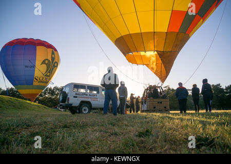 Heissluft Ballon in Canberra. Stockfoto