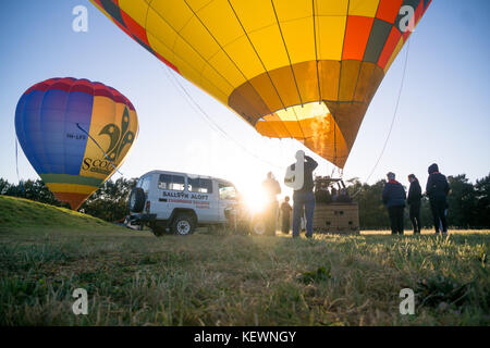 Heissluft Ballon in Canberra. Stockfoto