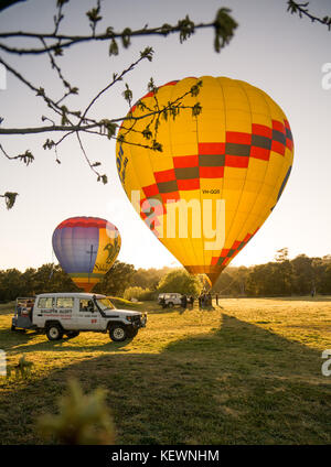 Heissluft Ballon in Canberra. Stockfoto