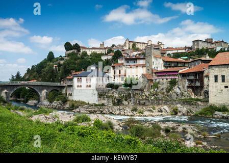 Saint-Lizier, Ariege, Midi-Pyrenees, Frankreich Stockfoto