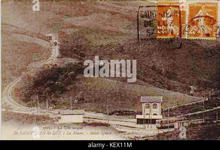 Chemin de fer de la Rhune Saint Ignace Stockfoto