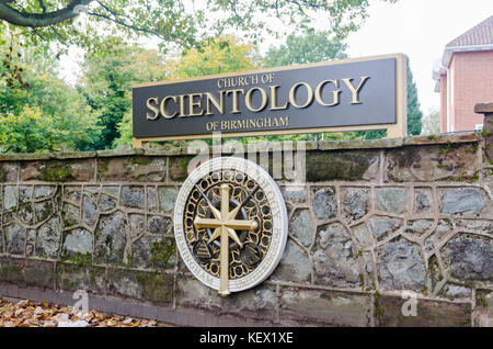 Pitmaston Haus, das erst kürzlich eröffnete Birmingham Hauptsitz der Scientology Kirche in Moseley, Birmingham, England Stockfoto