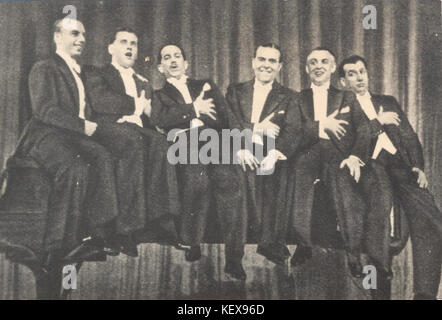 1868 K 1 44 9 Comedian Harmonists, 1938 Stockfoto