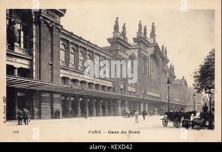 BF 218 Paris Gare du Nord Stockfoto