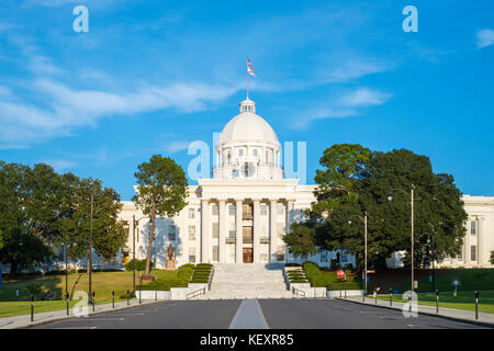 USA, Alabama, Montgomery. Alabama State Capitol Building. Stockfoto