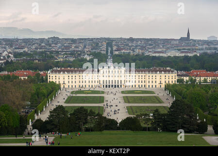 Dreitägiger Besuch in Wien, der Hauptstadt Österreichs Stockfoto