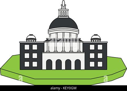 St. Peters Basilika Stock Vektor