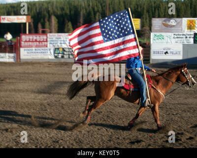 Montana Rodeo, in der Nähe von West Yellowstone, Montana Stockfoto