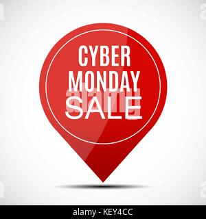 Cyber Monday Verkauf Angebote Design template Vector Illustration Stock Vektor