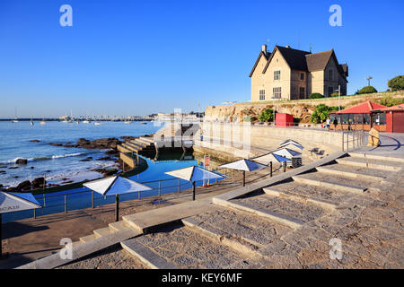 Cascais, Portugal - ca. Oktober 2016: die Praia da Praia da Conceição in Cascais, Portugal Stockfoto