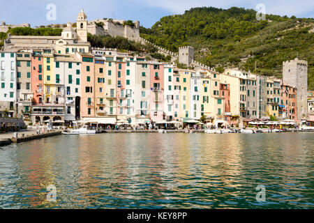 Porto Venere Altstadt, Ligurien, Italien Stockfoto