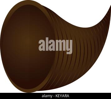 Leeres Füllhorn Abbildung Stock Vektor