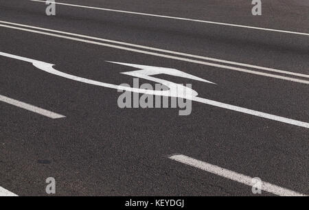 Pfeil rechts Stockfoto