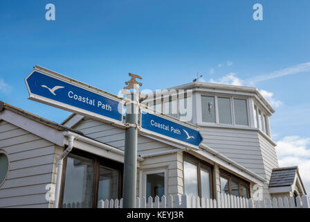 Steephill Bucht auf der Isle of Wight in der Nähe von Ventnor. Die Bucht kann nur zu Fuß von Besuchern erreicht werden. Stockfoto