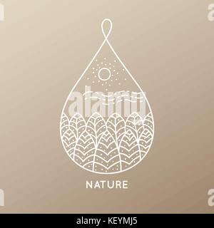 Symbol der Natur Stock Vektor