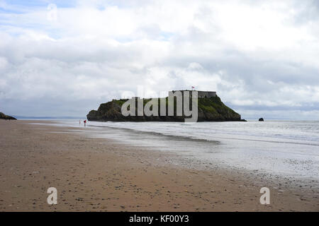 St Catherines Island und Fort, Tenby, South Wales, UK. Stockfoto