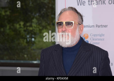 Frankfurt, Deutschland. Oktober 2017. Friedrich Liechtenstein (* 1956), deutscher Musiker und Schauspieler, kommt auf dem roten Teppich für das Frankfurter Bookfai Stockfoto