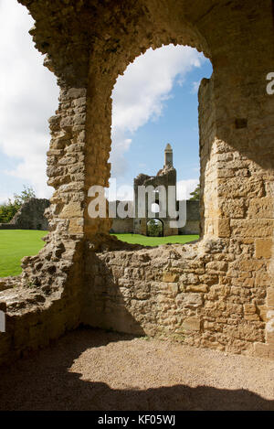 Sherbone alte Burg in Dorset, England Stockfoto