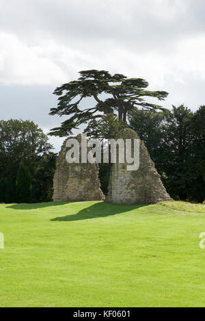 Sherbone alte Burg in Dorset, England Stockfoto