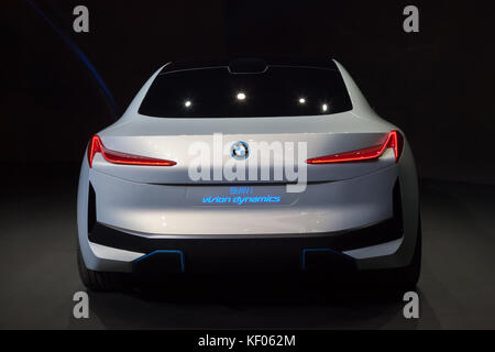 Frankfurt, Deutschland - 20.September 2017: Neue bmw Ich vision Dynamik Concept Car Präsentation auf der Frankfurter Internationalen Automobilausstellung 2017 Stockfoto