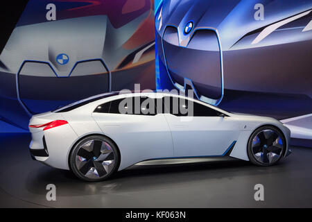 Frankfurt, Deutschland - 20.September 2017: Neue bmw Ich vision Dynamik Concept Car Präsentation auf der Frankfurter Internationalen Automobilausstellung 2017 Stockfoto