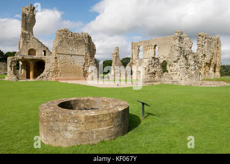 Sherbone alte Burg in Dorset, England Stockfoto