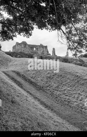 Sherbone alte Burg in Dorset, England Stockfoto