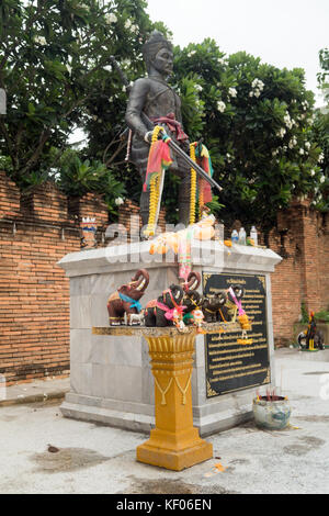 Besuch der Luang Temple in Lampang Stockfoto