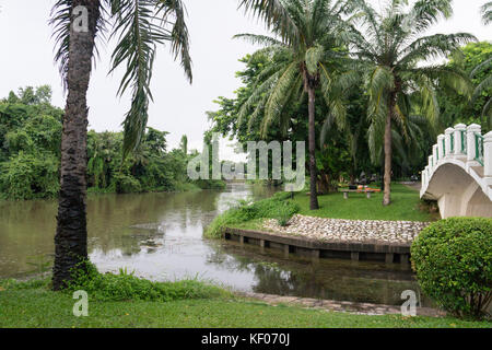 Besuch der puung Waan Resort & Spa kanachanaburi Stockfoto