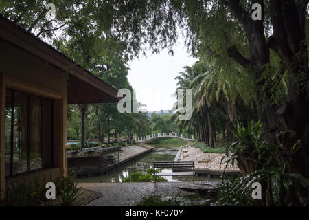 Besuch der puung Waan Resort & Spa kanachanaburi Stockfoto