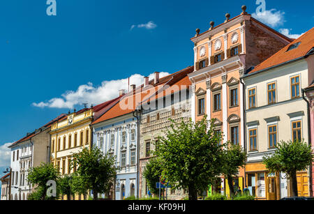 Traditionelles Gebäude in der Altstadt von Levoča, Slowakei Stockfoto