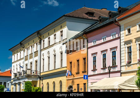 Traditionelles Gebäude in der Altstadt von Levoča, Slowakei Stockfoto