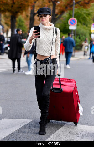 Paris Fashion Week rtw s/s 2018 - le grand-Palais - Frankreich Stockfoto