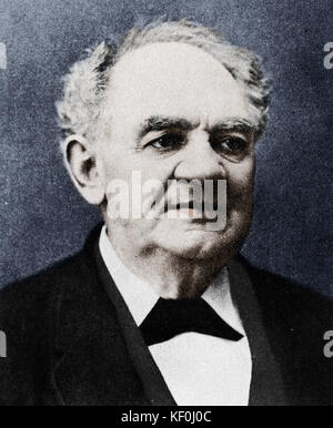 Phineas Taylor Barnum, amerikanische Showman. Vom 5. Juli 1810 - 7. April 1891. Eingefärbte Version. Stockfoto