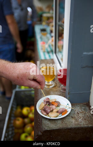 Sonntag Markt in Santo da Serra, Madeira, Portugal Stockfoto