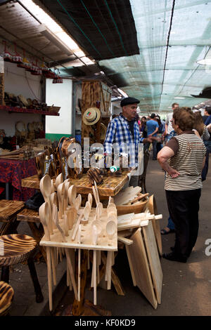 Sonntag Markt in Santo da Serra, Madeira, Portugal Stockfoto