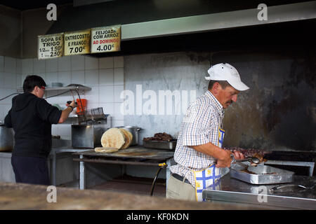 Sonntag Markt in Santo da Serra, Madeira, Portugal Stockfoto