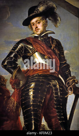 Philipp IV. von Spanien - Felipe IV (1605 - 1665), war König von Spanien 1635 Cornelis de Vos (1584-1651) Antwerpen, Antwerpen, Belgien Stockfoto