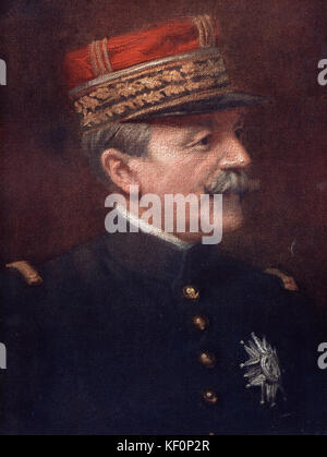 Allgemeine Fernand de Langle de Cary Ersten Weltkrieg Stockfoto